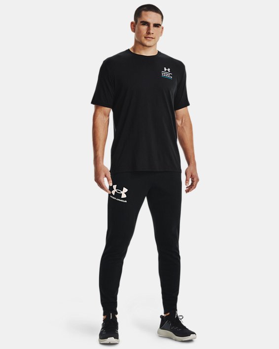 Men's UA Horizon Short Sleeve, Black, pdpMainDesktop image number 2
